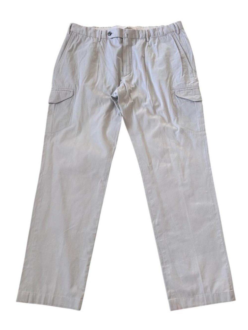 GTA Men's  Cargo Pants Stone Size 36 Cotton Slim Fit